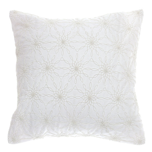 White Textures Cushion Cover 20x20"
