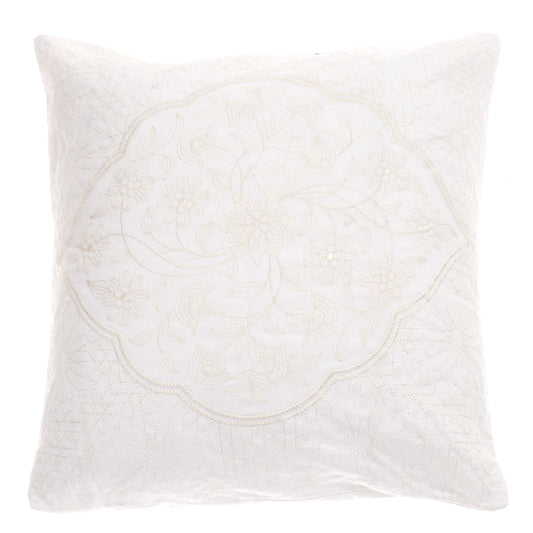 Egret Cushion Cover 18x18"