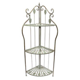 3 Step Corner Rack Antique 14 X 47 Inch Hx-07 - Habitt