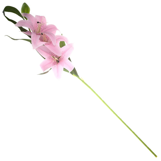 Lily Flower Stick Pink – 37.5 Inch Height