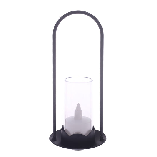 LED CANDLE L BLACK 9 Inch Height FY-11