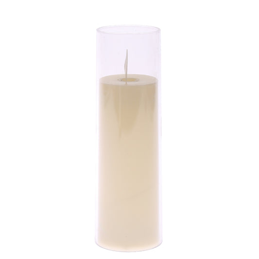 LED CANDLE L WHITE 7 Inch Height FY-07