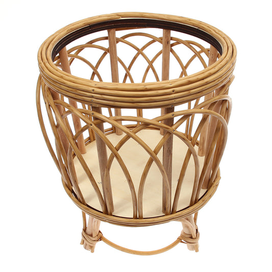 Wooden Planter L Natural 10 X 10 X 13 Inch CZG-28