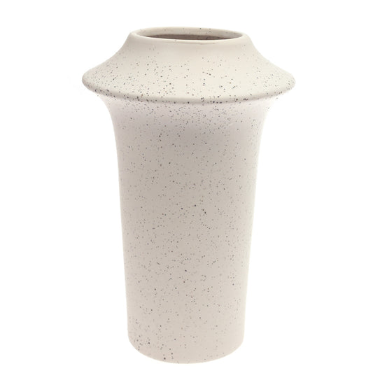 Ceramic Vase White 8 X 8 X 13 Inch L488 / TYX-04