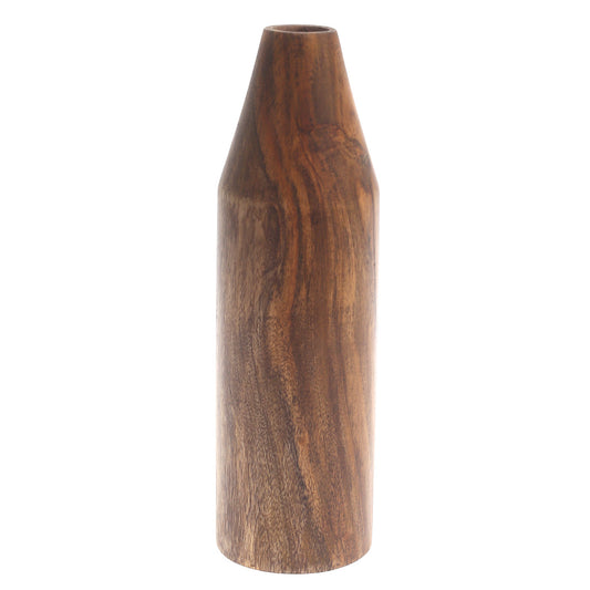 Wooden Textured Vase – Medium (T) - Habitt