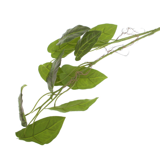 Alocasia Oval Leaf Filler – Green Artificial Botanical Stem for Vase, Floral Arrangement & Home Décor