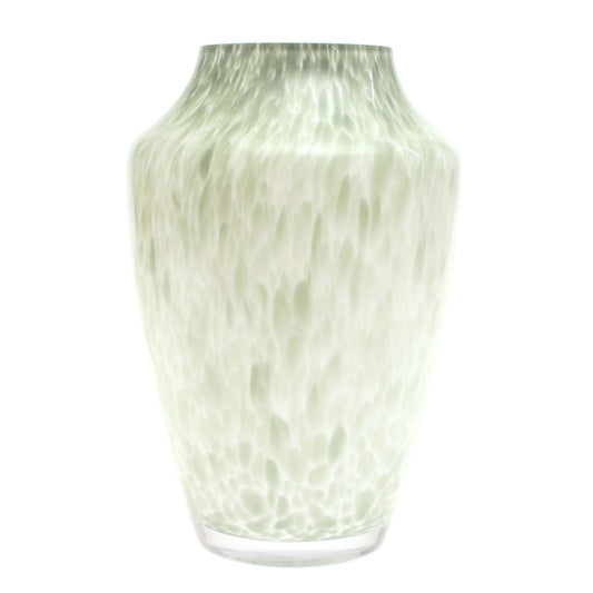 Crumple Green Glass Vase | Modern Textured Décor Pakistan | Stylish Home Accent