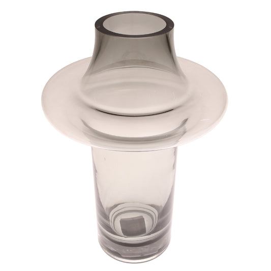Grey Glass Vase L Modern Home Décor Pakistan | Stylish Large Accent Piece