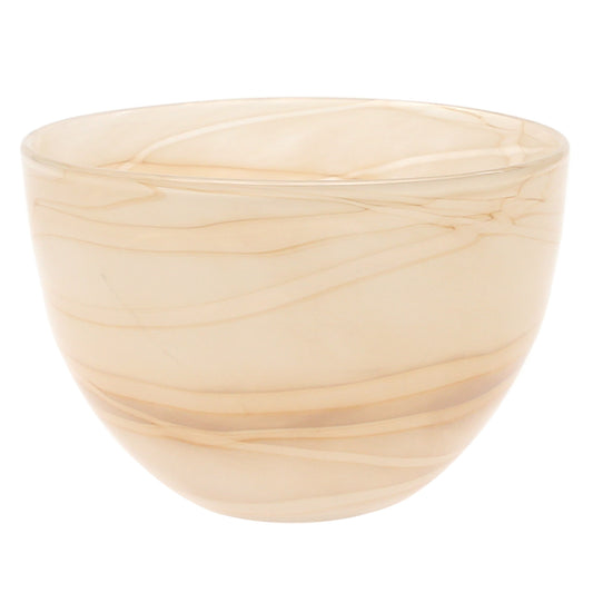 Color Glass Vase with Marble Texture – Medium Decorative Vase for Modern Home Décor