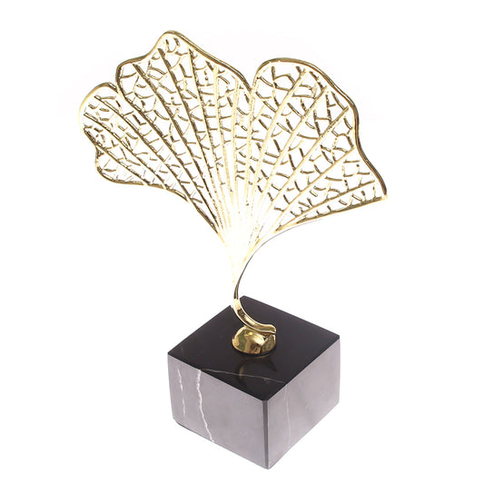 Gold & Black Console Piece S | Luxury Home Décor Pakistan | Modern Decorative Sculpture