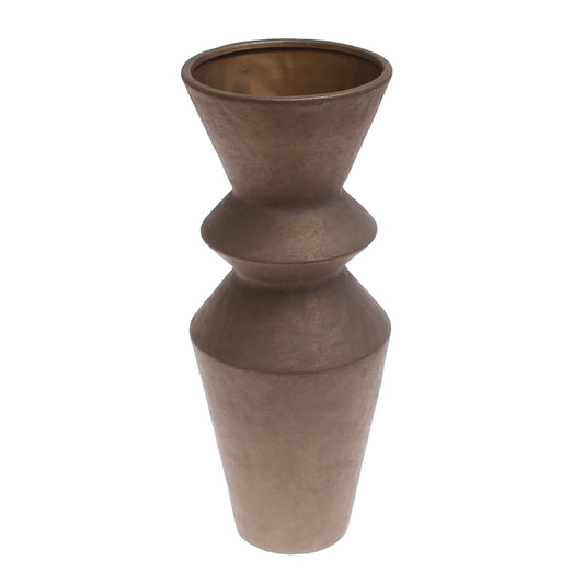 Cortina Ceramic Brown Vase XL | Modern Home Décor Pakistan | Extra Large Statement Piece