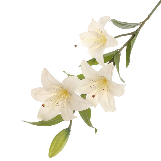 Flamingo Pink Lily Flower Stick Artificial Floral Stem