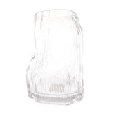 Tree Vase Transparent – Textured Glass Vase S - Habitt