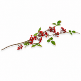 Barrey Maroon Decorative Berry Stem