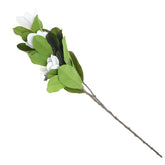 Artificial White Magnolia Flower Stem – Elegant Faux Magnolia Branch for Home Décor & Floral Arrangements - Habitt