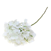 Artificial White Hydrangea Flower Stem – Elegant Faux Hydrangea for Floral Arrangements & Décor - Habitt