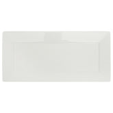 36 cm Rectangle Symphony Platter – Elegant White Serving Tray - Habitt