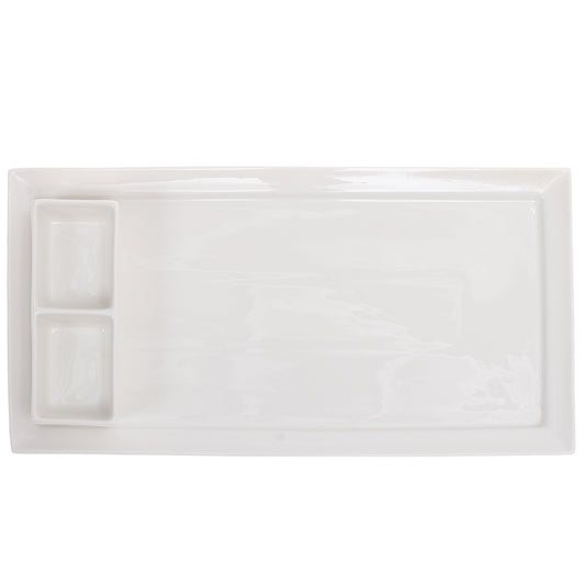 BR0048 16Inch Rect Pllate+6.25 Dish