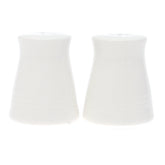Brilliant 2 Pcs Salt & Pepper Set – Elegant White Ceramic Shakers - Habitt