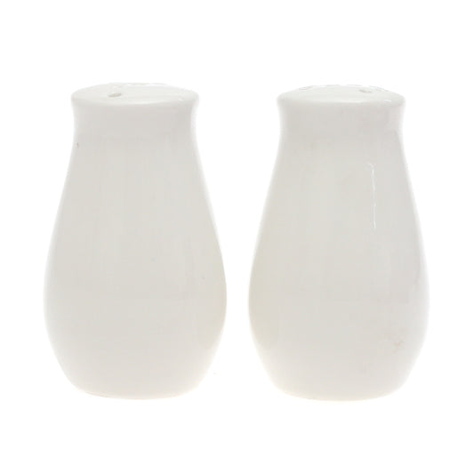 Salt & Pepper Set – Elegant White Ceramic Shakers