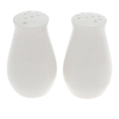 Salt & Pepper Set – Elegant White Ceramic Shakers