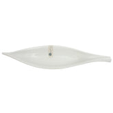 Twist Bowl 36.5 cm Symphony – Elegant White Ceramic Serving Bowlx` - Habitt