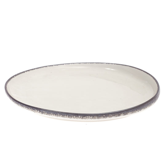 Oval Platter White 10.5 X 9.5 Inch Yll-08
