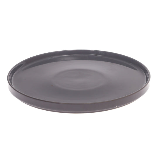 Round Platter Dark Grey 10.5 Inch Yll-97