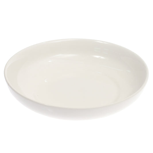 Serving Flat Bowl White 9 Inch Yll-96 - Habitt