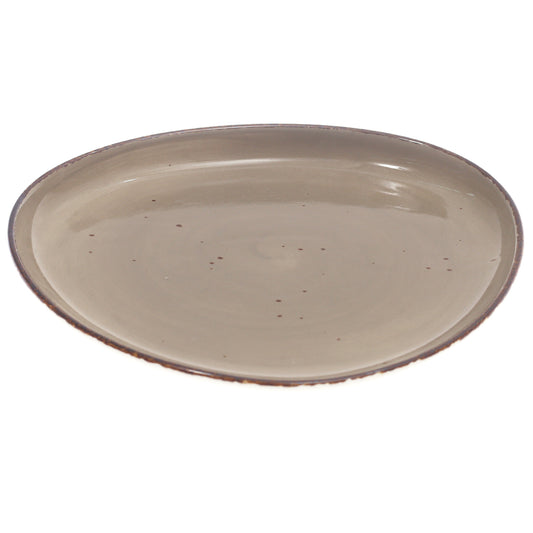 Triangle Platter Brown 9 X 9 Inch Yll-45