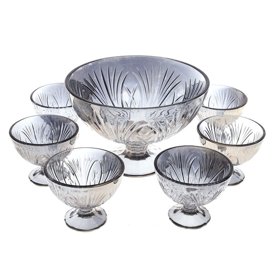 7-Piece Premium Glass Dessert Bowl Set – Elegant Design | Ideal for Ice Cream, Pudding & Sweets (75 ml)