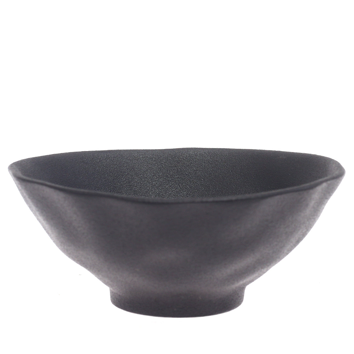 Black Bowl – Modern Minimal Tabletop Accent Bowl, 8 Inch - Habitt