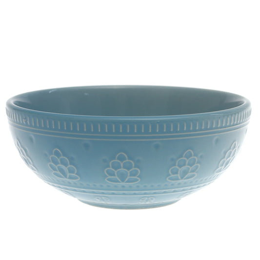 Blue Ceramic Bowl – 6 Inch Everyday Serving Bowl - Habitt