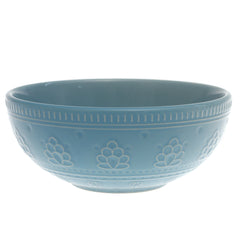 Blue Ceramic Bowl – 6 Inch Everyday Serving Bowl - Habitt