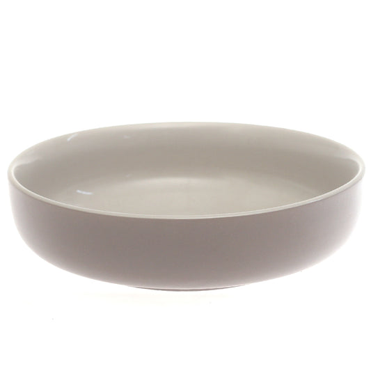 Grey Ceramic Serving Bowl 7.5 Inch – Modern Minimalist Soup & Pasta Bowl - Habitt