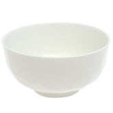 White Ceramic Bowl 5.5 Inch – Classic Minimalist Everyday Serving Bowl - Habitt