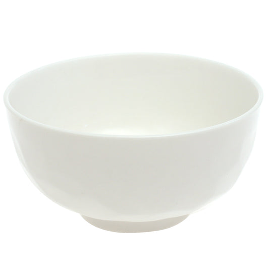 White Ceramic Bowl 5.5 Inch – Classic Minimalist Everyday Serving Bowl - Habitt