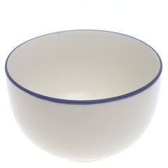 White Decorative Bowl – 6 Inch Minimalist Table Accent - Habitt