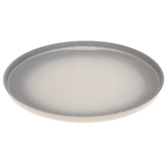 Grey & White Dinner Plate – 11 Inch Food-Safe Plate