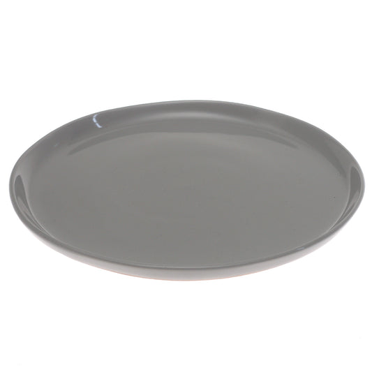Grey Ceramic Dinner Plate 10.5 Inch – Modern Stoneware Tableware - Habitt