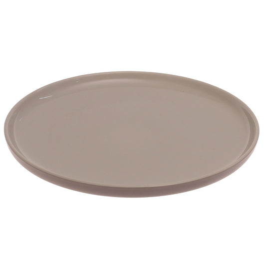 Light Grey Dinner Plate 10 Inch – Modern Solid Ceramic Dining Plate