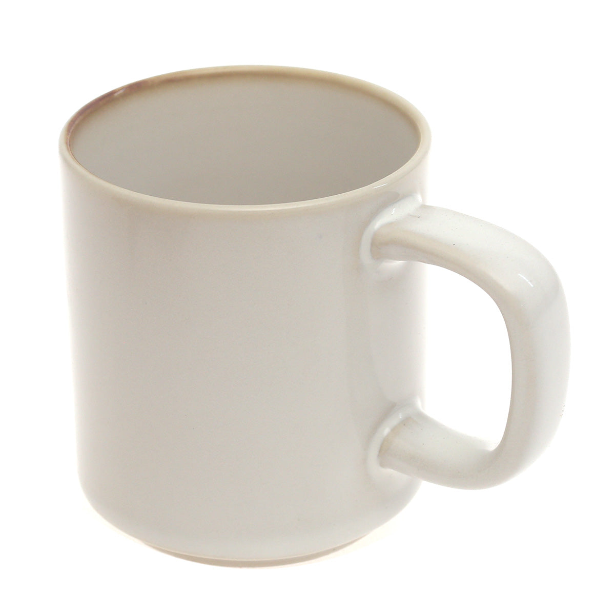 White Ceramic Mug – 3 x 3.5 Inches | Classic Minimal Coffee & Tea Mug - Habitt
