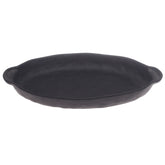 Black Oval Serving Platter – 7 x 13 Inch | Elegant Matte Finish Tableware - Habitt