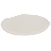 White Ceramic Platter 8 x 6.5 Inch – Organic Shape Serving Plate - Habitt