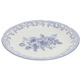 Blue & White Floral Quarter Plate 8 Inch – Classic Ceramic Side Plate - Habitt