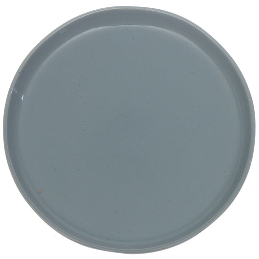Blue Ceramic Quarter Plate 8 Inch