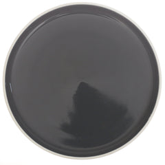 Grey Ceramic Quarter Plate 8 Inch – Modern Glossy Side Plate