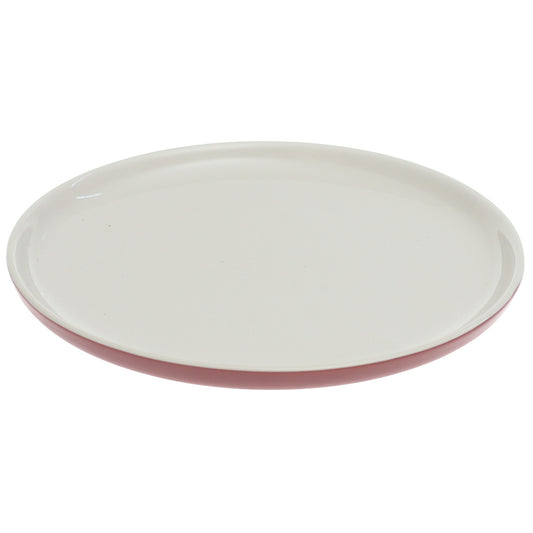 Maroon & White Ceramic Quarter Plate 7.5 Inch – Two-Tone Modern Side Plate