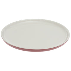Maroon & White Ceramic Quarter Plate 7.5 Inch – Two-Tone Modern Side Plate