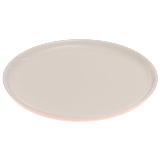 White & Pink Ceramic Quarter Plate 7.5 Inch – Soft Two-Tone Side Plate (Model 9590-92)
